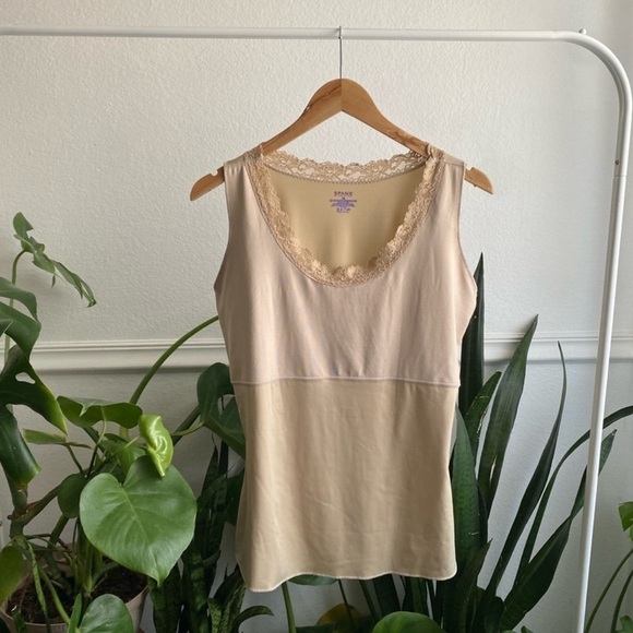 Spanx  Nude Hide And Seek Body Smoothing Cami beige shapewear slimming size 3X - Picture 1 of 4